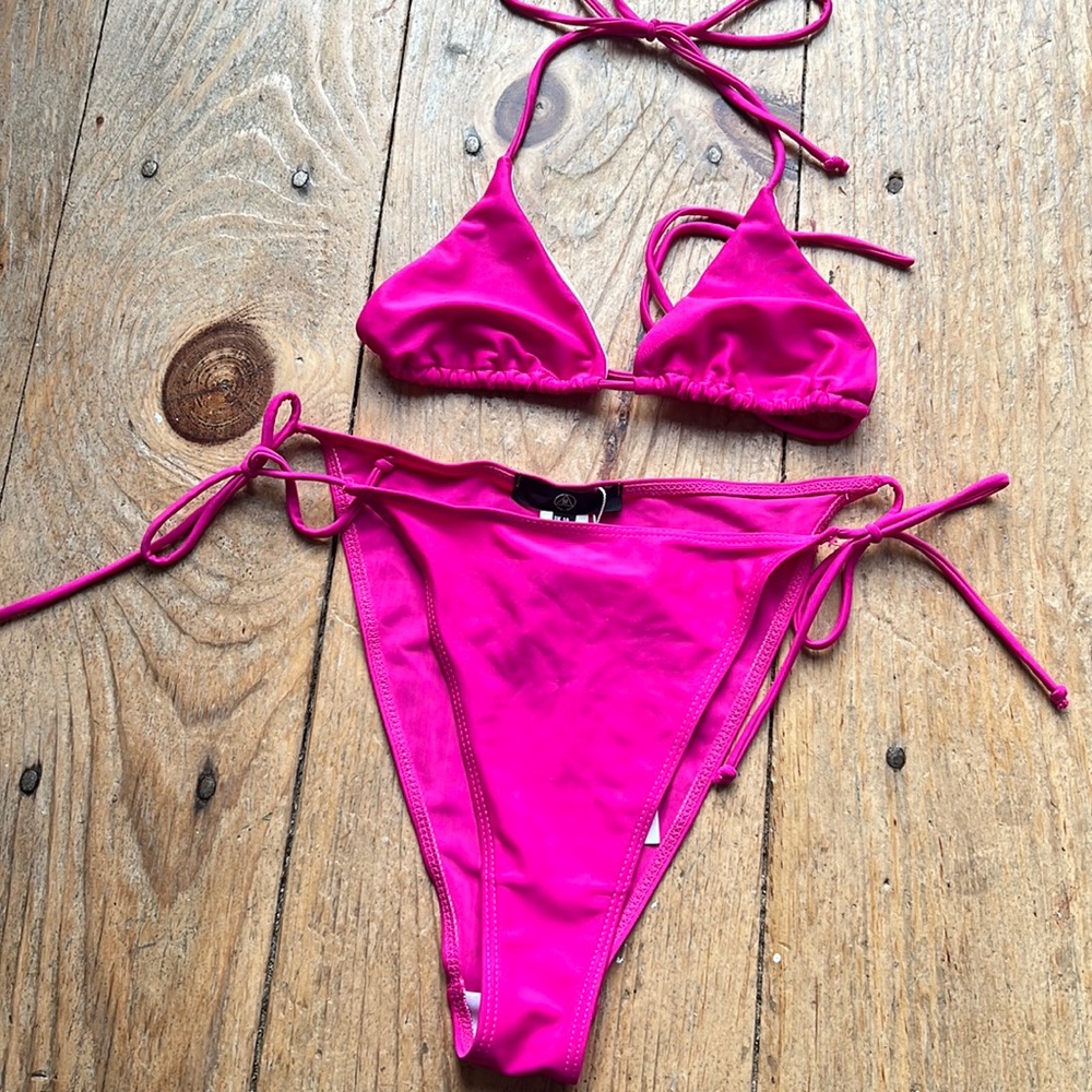 Missguided Bright Pink Bikini